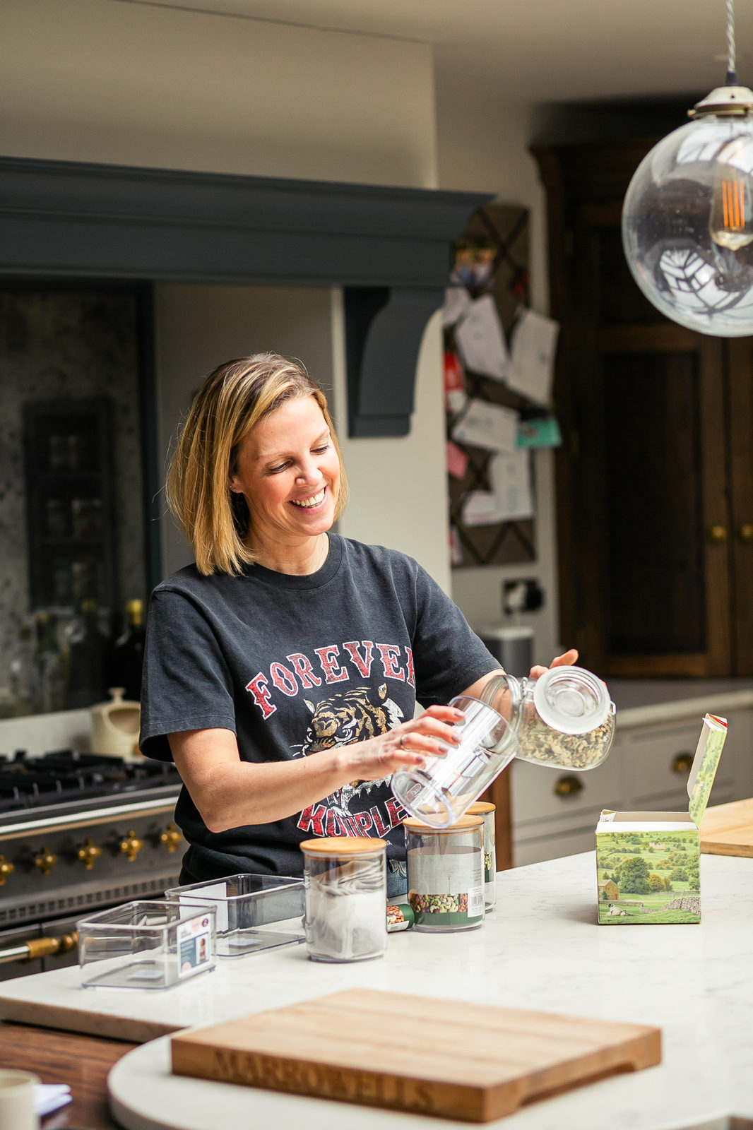 Professional home organisation help Hertfordshire kitchen pantry.